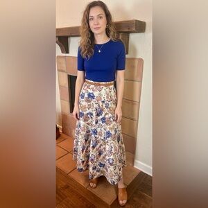 ULLA Johnson Floral Patterned Dress, size 4